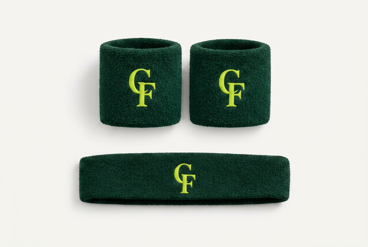 Courtflair Polsbanden + haarband set — Signature Luxury